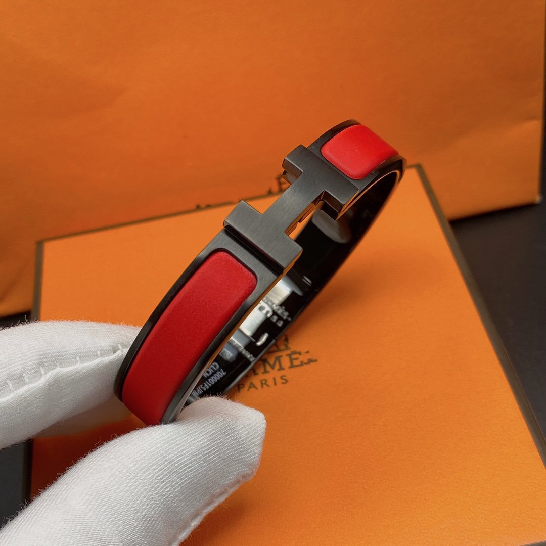 [Royal Jewelry]CLIC HM SO BLACK RED BRACELET