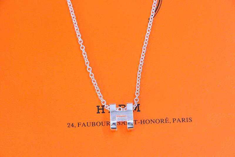 [Bijoux Royaux]COLLIER HM LETTRE H SÉRIE OVALE