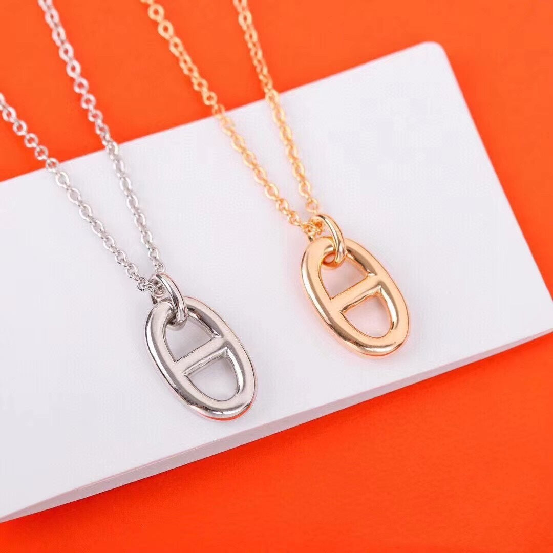 [Royal Jewelry]HM PIG NOSE NECKLACE