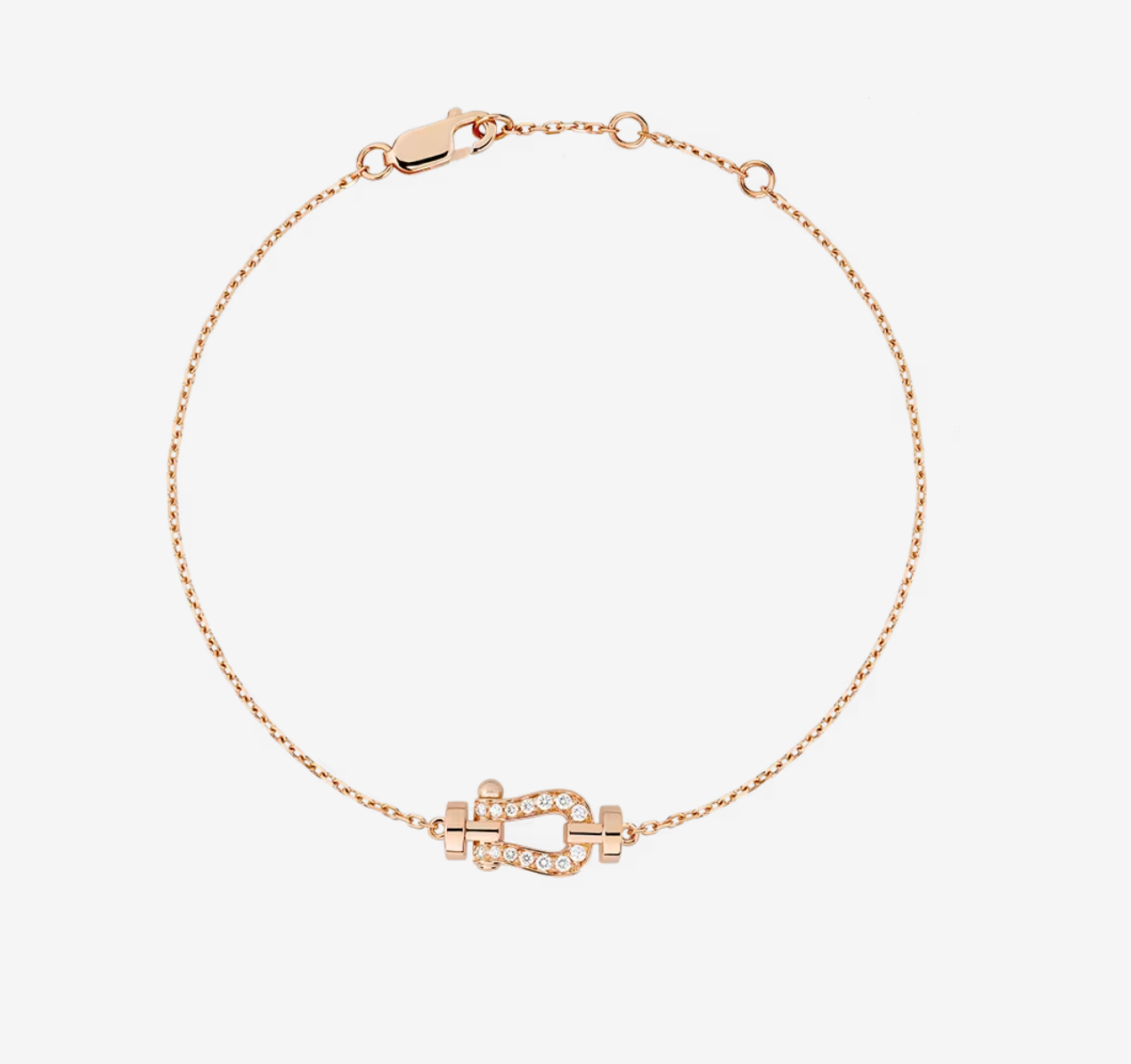 [Royal Jewelry]FORCE 10 FULL DIAMOND BUCKLE CHAIN LINK MINI MODEL