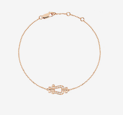 [Royal Jewelry]FORCE 10 FULL DIAMOND BUCKLE CHAIN LINK MINI MODEL