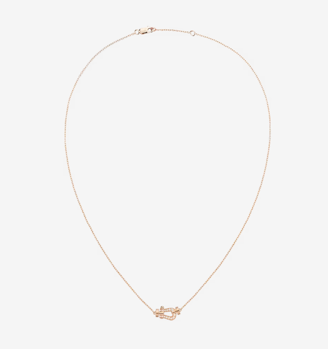 [Royal Jewelry]FORCE 10 DIAMOND PINK GOLD NECKLACE MINI MODEL