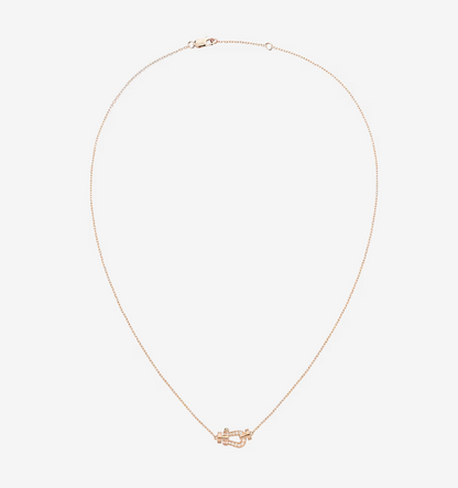 [Royal Jewelry]FORCE 10 DIAMOND PINK GOLD NECKLACE MINI MODEL