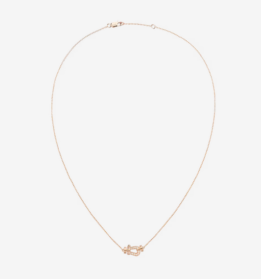 [Royal Jewelry]FORCE 10 DIAMOND PINK GOLD NECKLACE MINI MODEL