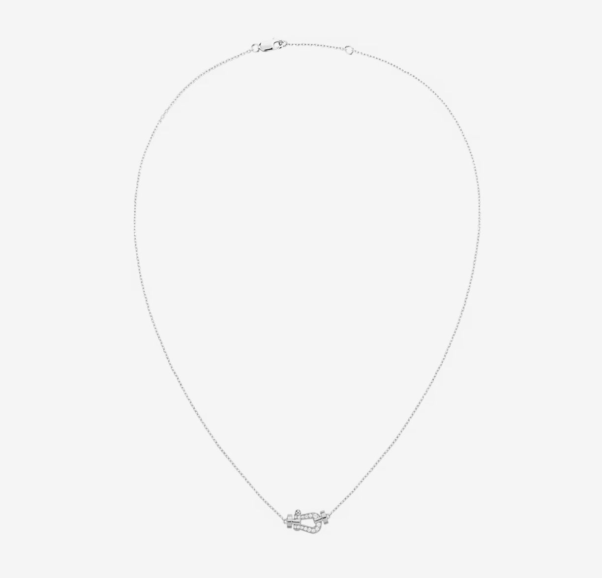 [Royal Jewelry]FORCE 10 DIAMOND SILVER NECKLACE MINI MODEL