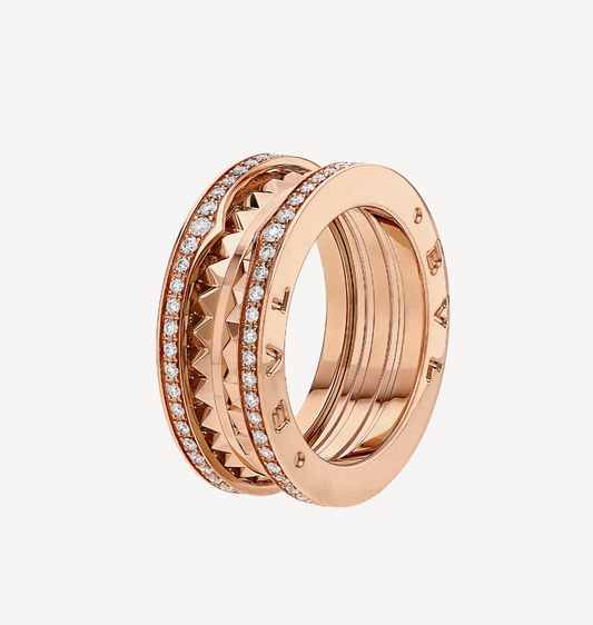 [Royal Jewelry]ZERO 1 ROCK DIAMOND PINK GOLD