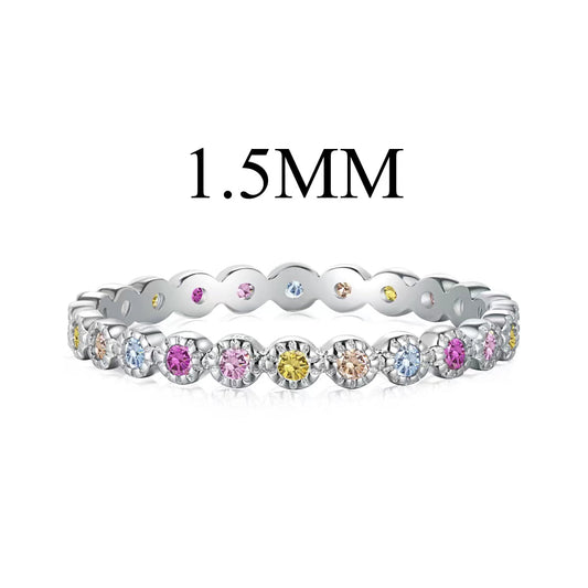 [Royal Jewelry]Radiant Sparkling Round Cut Daily Ring