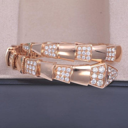 [Royal Jewelry]SERPENTI BRACELET PINK GOLD DIAMOND