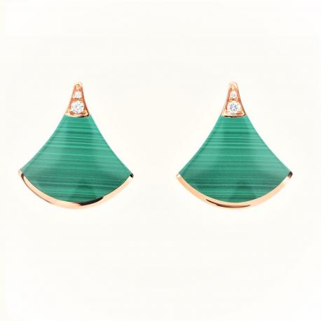 [Royal Jewelry]DIVAS DREAM EARRINGS PINK GOLD