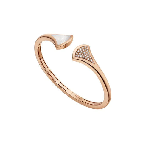 [Royal Jewelry]DREAM BRACELET OPEN PINK GOLD MOP DIAMOND