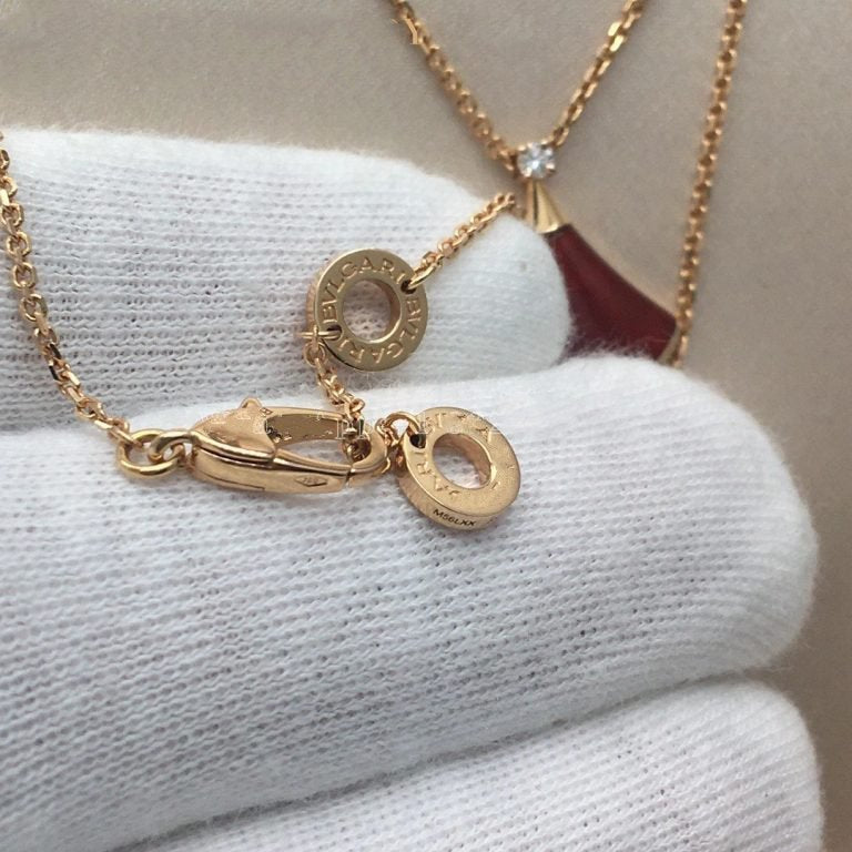 [Royal Jewelry]DREAM NECKLACE CARNELIAN 1 DIAMOND