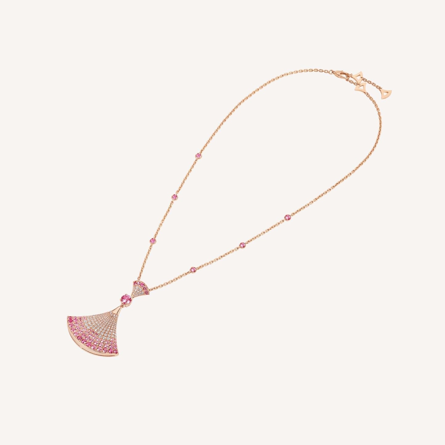 [Royal Jewelry]DREAM NECKLACK DIAMOND PINK GOLD