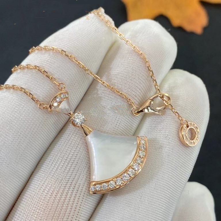 [Royal Jewelry]DREAM NECKLACE MOP PINK GOLD DIAMOND