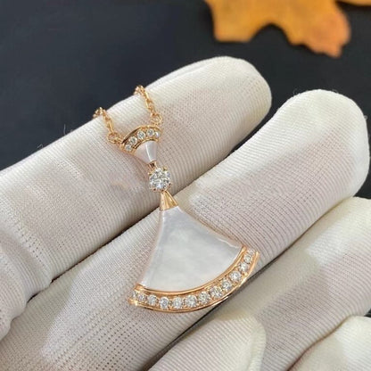 [Royal Jewelry]DREAM NECKLACE MOP PINK GOLD DIAMOND