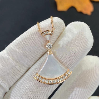 [Royal Jewelry]DREAM NECKLACE MOP PINK GOLD DIAMOND