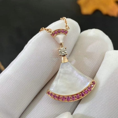 [Royal Jewelry]DREAM NECKLACE MOP PINK DIAMOND