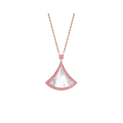 [Royal Jewelry]DREAM NECKLACE MOP DIAMOND PINK