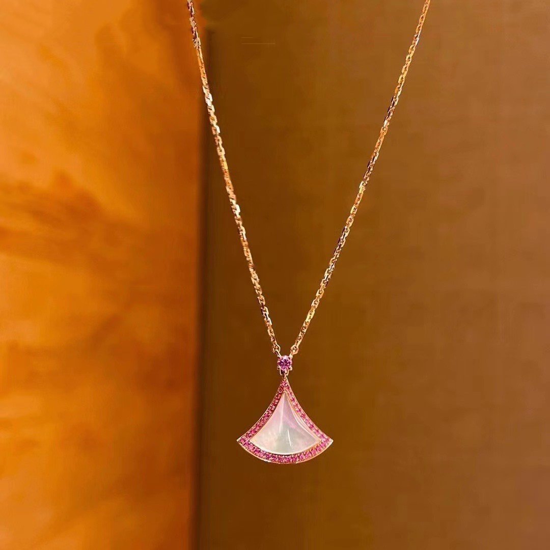 [Royal Jewelry]DREAM NECKLACE MOP DIAMOND PINK