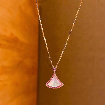 [Royal Jewelry]DREAM NECKLACE MOP DIAMOND PINK
