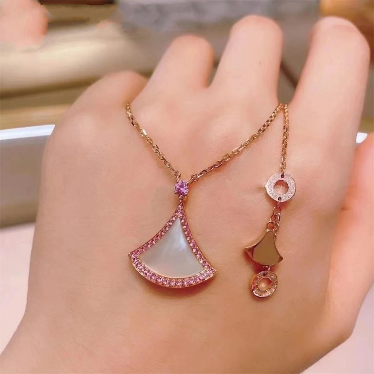 [Royal Jewelry]DREAM NECKLACE MOP DIAMOND PINK