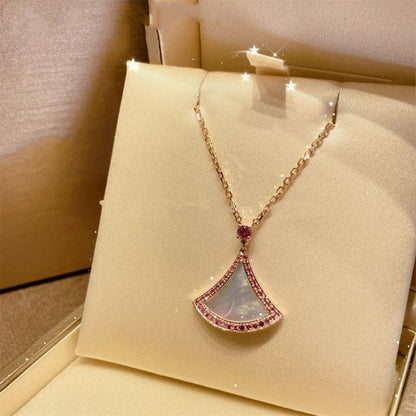 [Royal Jewelry]DREAM NECKLACE MOP DIAMOND PINK