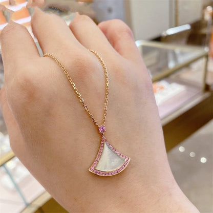 [Royal Jewelry]DREAM NECKLACE MOP DIAMOND PINK