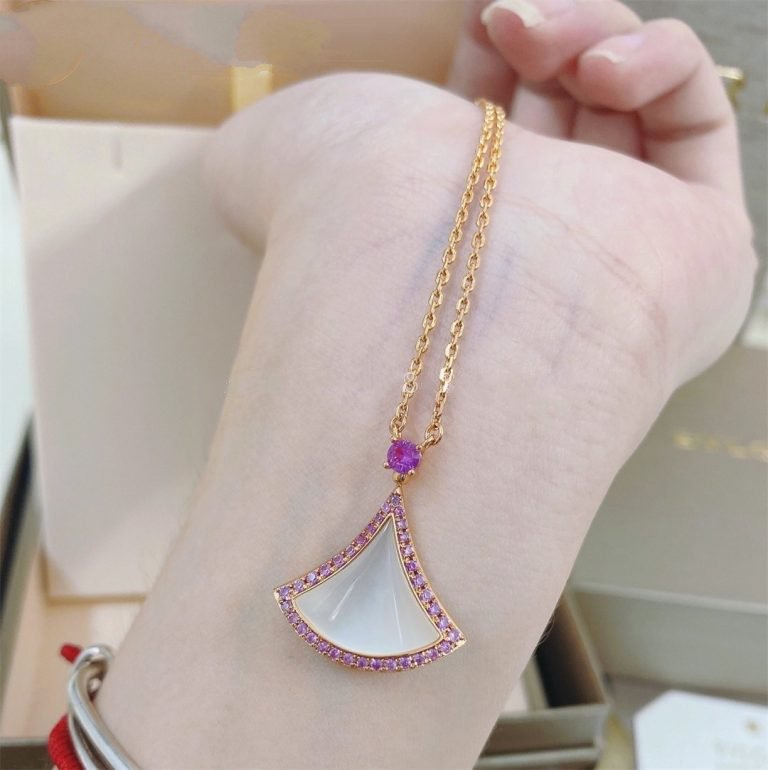 [Royal Jewelry]DREAM NECKLACE MOP DIAMOND PINK
