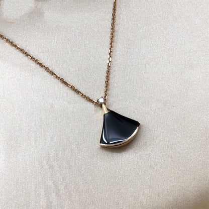 [Royal Jewelry]DREAM NECKLACE ONYX 1 DIAMOND