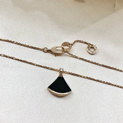 [Royal Jewelry]DREAM NECKLACE ONYX 1 DIAMOND