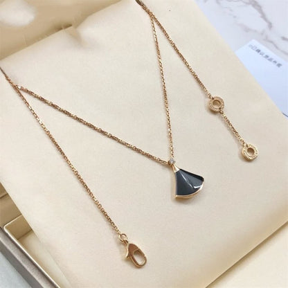 [Royal Jewelry]DREAM NECKLACE ONYX 1 DIAMOND