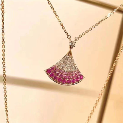 [Royal Jewelry]DREAM NECKLACE PINK GOLD PINK DIAMOND