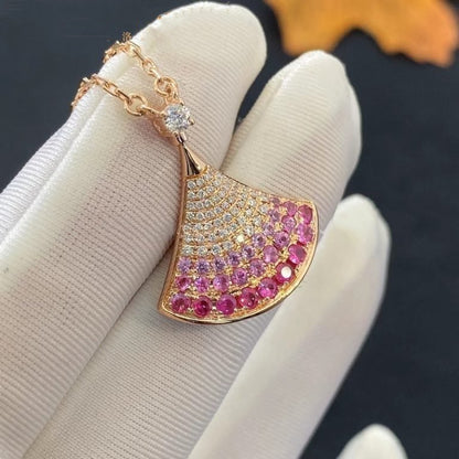 [Royal Jewelry]DREAM NECKLACE PINK GOLD PINK DIAMOND