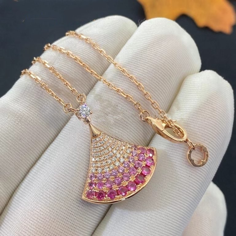 [Royal Jewelry]DREAM NECKLACE PINK GOLD PINK DIAMOND
