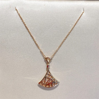 [Royal Jewelry]DREAM NECKLACE PINK GOLD FULL DIAMOND