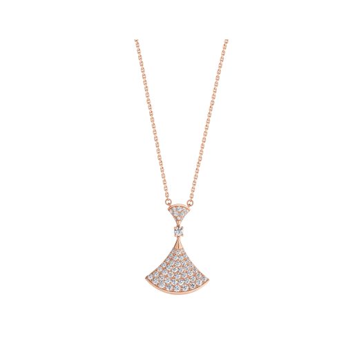 [Royal Jewelry]DREAM NECKLACE PINK GOLD FULL DIAMOND
