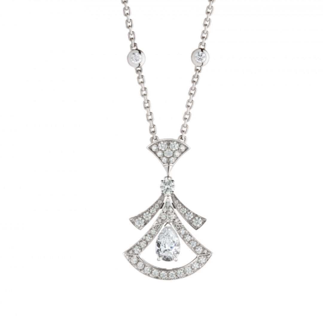 [Royal Jewelry]DREAM NECKLACE WHITE DIAMOND SILVER