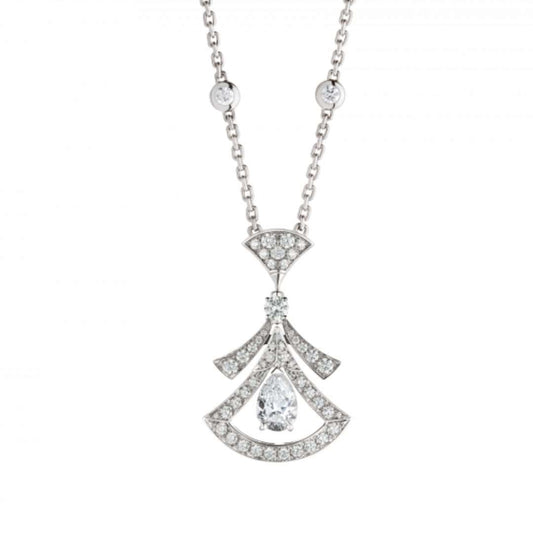 [Royal Jewelry]DREAM NECKLACE WHITE DIAMOND SILVER