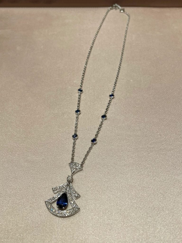 [Royal Jewelry]DREAM NECKLACE AGATE DIAMOND SILVER