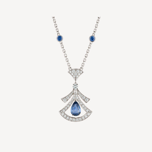 [Royal Jewelry]DREAM NECKLACE AGATE DIAMOND SILVER