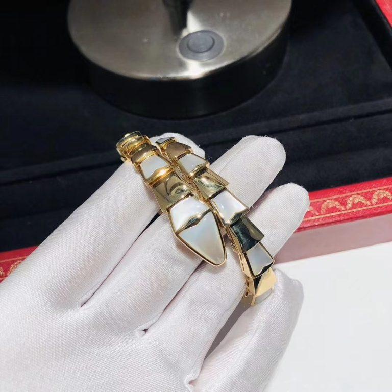 [Royal Jewelry]SERPENTI BRACELET MOP GOLD