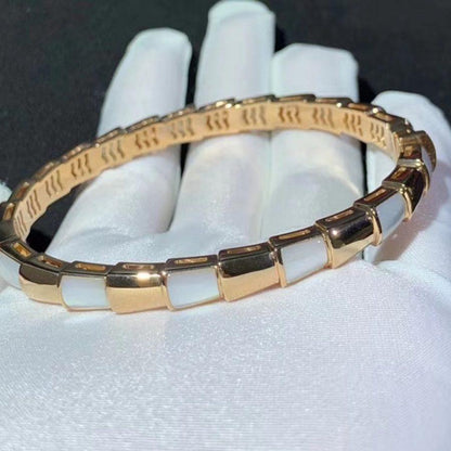 [Royal Jewelry]SERPENTI BRACELET PINK GOLD MOP