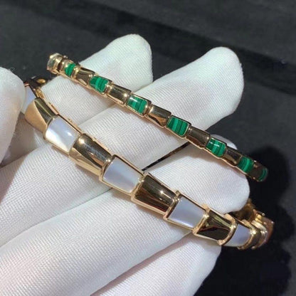 [Royal Jewelry]SERPENTI BRACELET PINK GOLD MOP