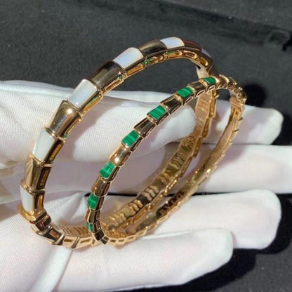 [Royal Jewelry]SERPENTI BRACELET PINK GOLD MOP