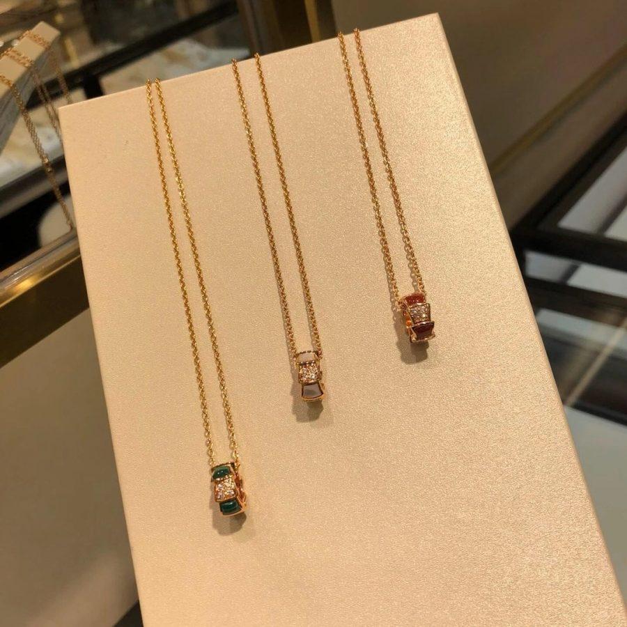 [Royal Jewelry]SERPENTI PEDANT DIAMOND NECKLACE
