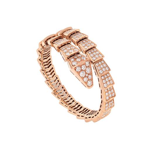 [Royal Jewelry]SERPENTI BRACELET 8MM PINK GOLD DIAMOND