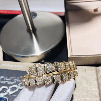 [Royal Jewelry]SERPENTI BRACELET 8MM GOLD DIAMOND