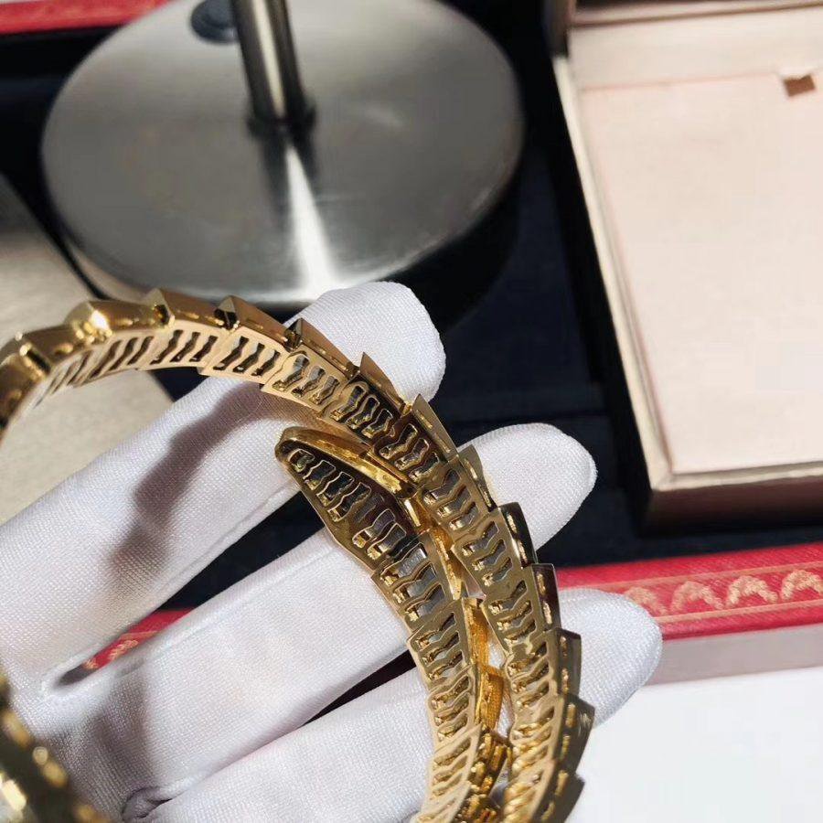 [Royal Jewelry]SERPENTI BRACELET 8MM GOLD DIAMOND