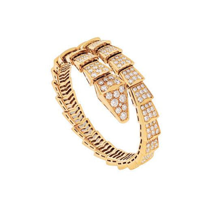 [Royal Jewelry]SERPENTI BRACELET 8MM GOLD DIAMOND
