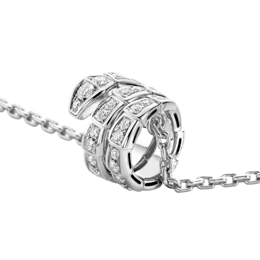 [Royal Jewelry]SERPENTI  NECKLACE DOUBLE RING DIAMOND