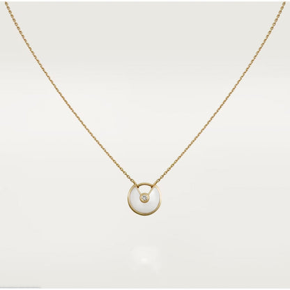 [Royal Jewelry]AMULETTE ROSE GOLD MOP NECKLACE